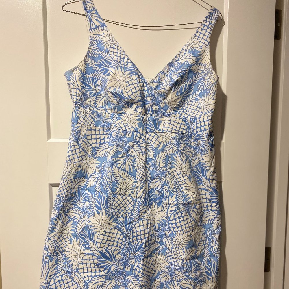 Vineyard Vines Dress/Blue and White/Size 12